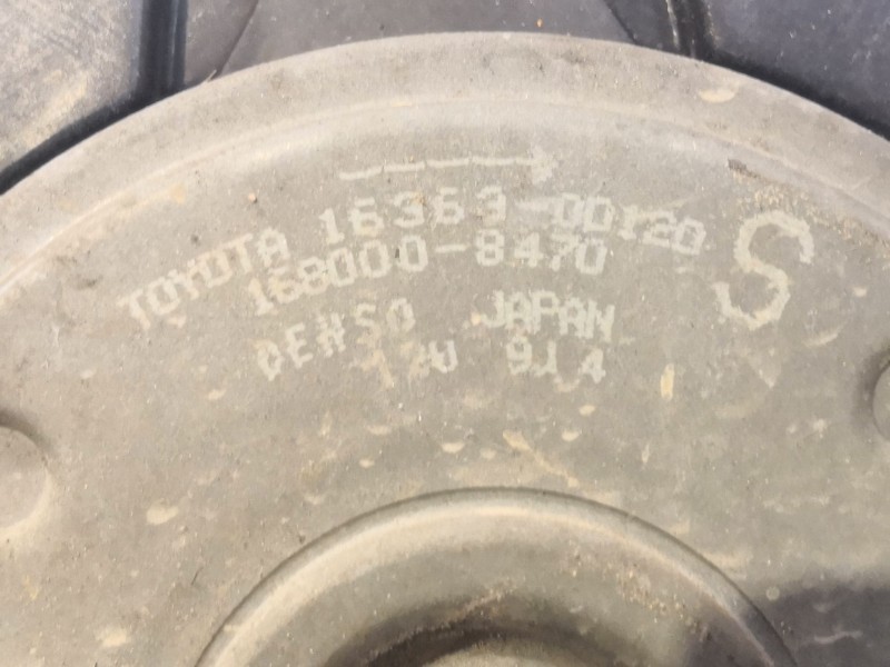 Recambio de electroventilador para toyota auris 1.6 16v cat | 0.06 - ... 1.6 16v cat | 0.06 - ... referencia OEM IAM   