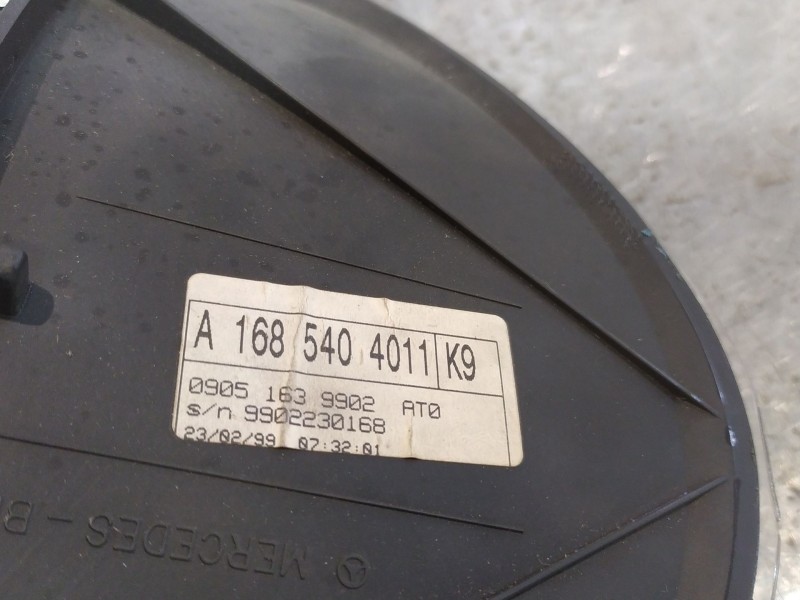 Recambio de cuadro instrumentos para mercedes clase a (w168) 1.4 cat referencia OEM IAM A1685404011  