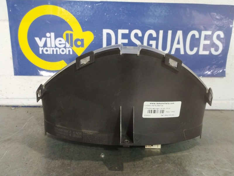 Recambio de cuadro instrumentos para citroen berlingo 1.6 hdi 75 sx multispace referencia OEM IAM 9662745180 DF14H728 