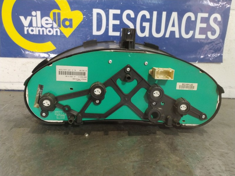 Recambio de cuadro instrumentos para citroen berlingo 1.6 hdi 75 sx multispace referencia OEM IAM 9662745180 DF14H728 