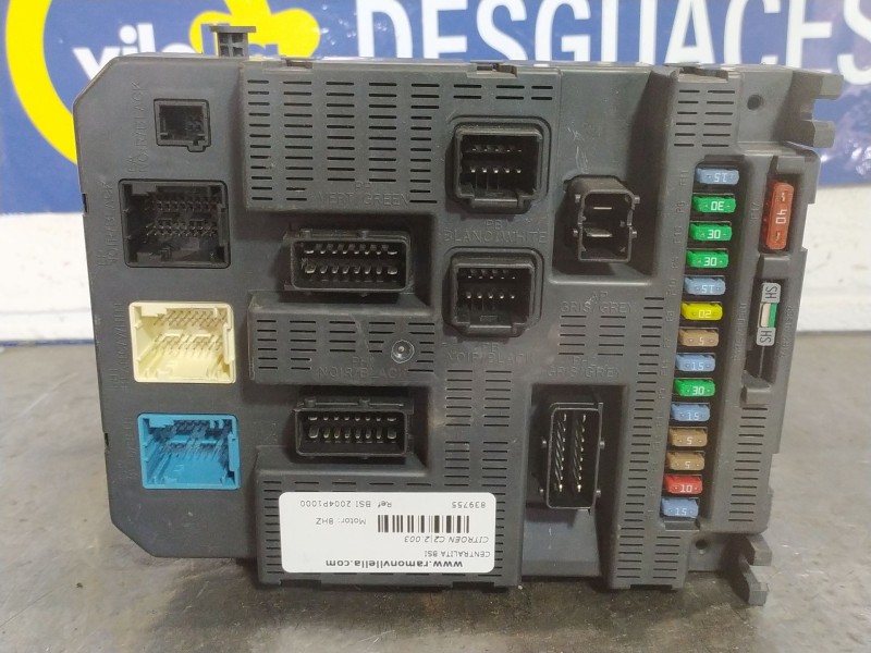 Recambio de centralita bsi para citroen c2 1.4 hdi referencia OEM IAM BSI2004P1000 9664532580 