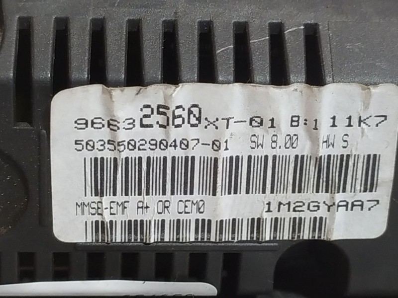 Recambio de pantalla multifuncion para citroen c2 1.4 hdi referencia OEM IAM 96632560XT  
