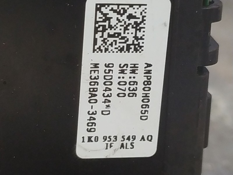 Recambio de centralita luces para volkswagen caddy ka/kb (2k)  | 0.04 - ...  | 0.04 - ... referencia OEM IAM 1K0953549AQ  