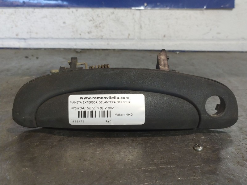 Recambio de maneta exterior delantera derecha para hyundai getz (tb) 1.1 12v cat referencia OEM IAM   