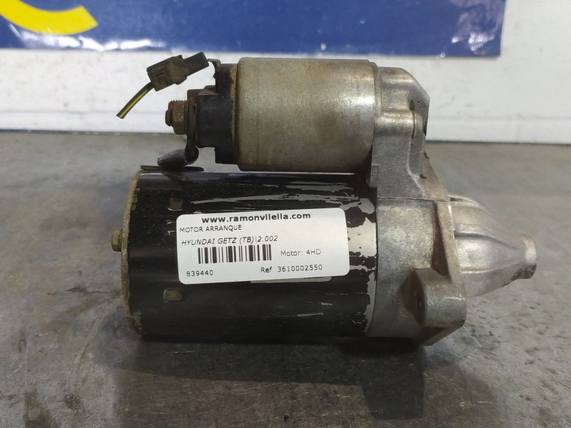 Recambio de motor arranque para hyundai getz (tb) 1.1 12v cat referencia OEM IAM 3610002550  