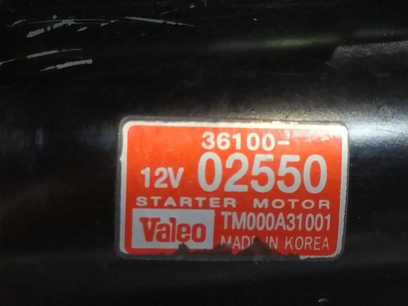 Recambio de motor arranque para hyundai getz (tb) 1.1 12v cat referencia OEM IAM 3610002550  