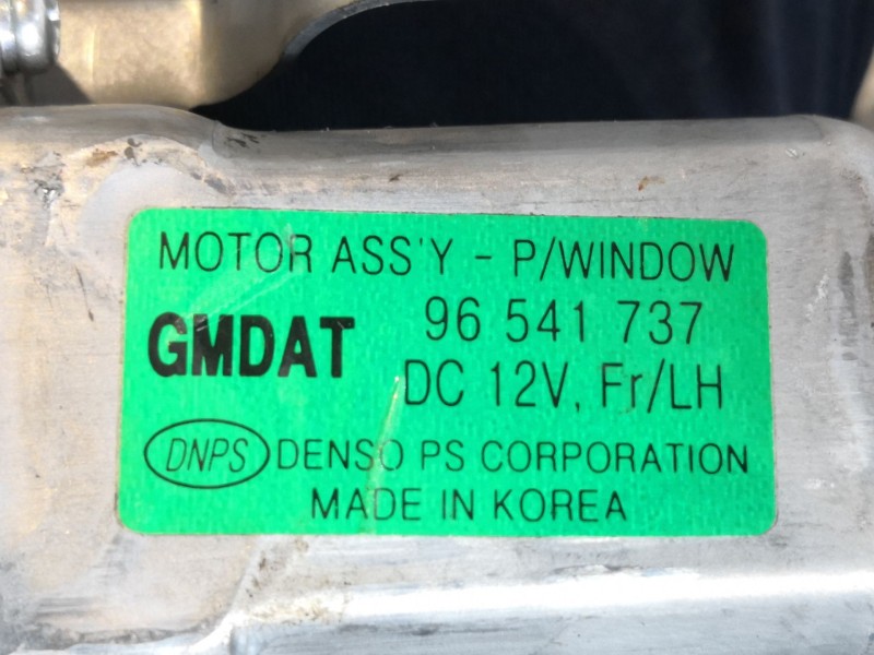 Recambio de elevalunas delantero izquierdo para chevrolet kalos referencia OEM IAM 96541737  