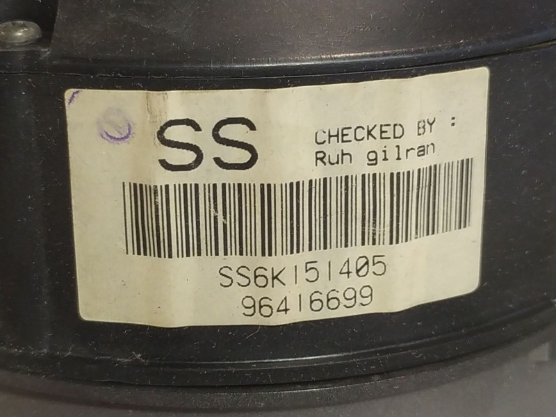 Recambio de cuadro instrumentos para chevrolet kalos referencia OEM IAM SS6K151405 96416699 