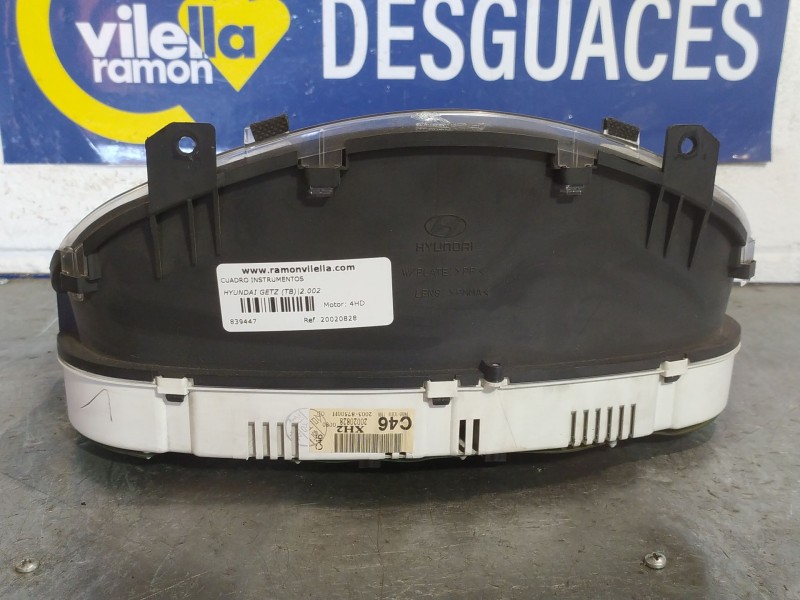 Recambio de cuadro instrumentos para hyundai getz (tb) 1.1 12v cat referencia OEM IAM 20020828  