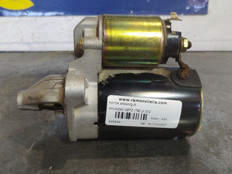 Recambio de motor arranque para hyundai getz (tb) 1.4 cat referencia OEM IAM 3610022805  