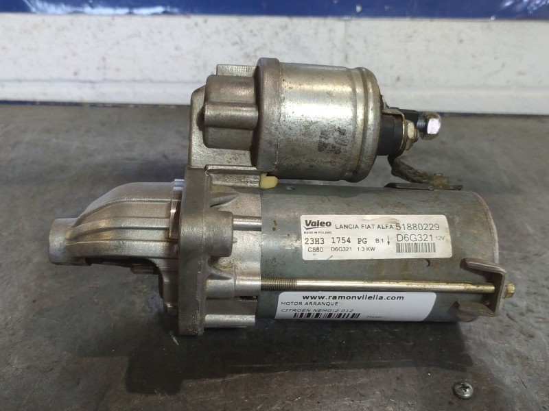 Recambio de motor arranque para citroen nemo attraction referencia OEM IAM D6G321  