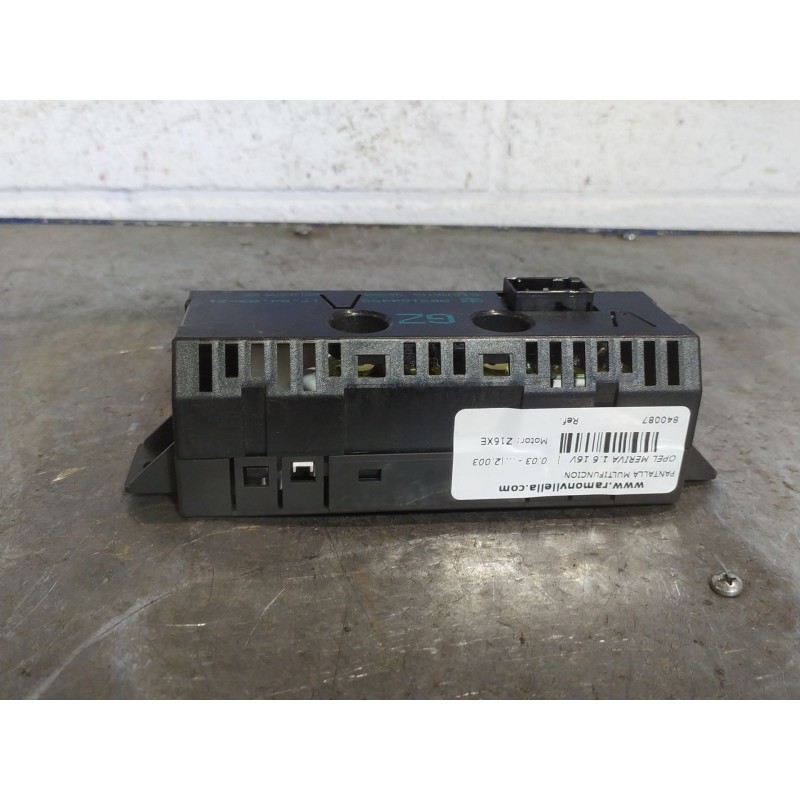 Recambio de pantalla multifuncion para opel meriva 1.6 16v | 0.03 - ... 1.6 16v | 0.03 - ... referencia OEM IAM   