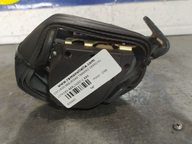 Recambio de cinturon seguridad trasero derecho para citroen berlingo 1.9 600 d furg. referencia OEM IAM   