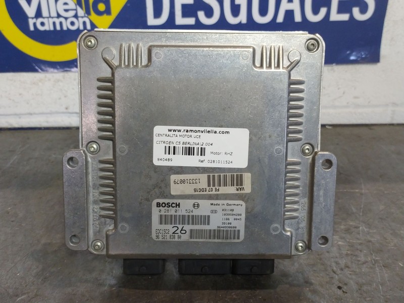 Recambio de centralita motor uce para citroen c5 berlina referencia OEM IAM 0281011524  