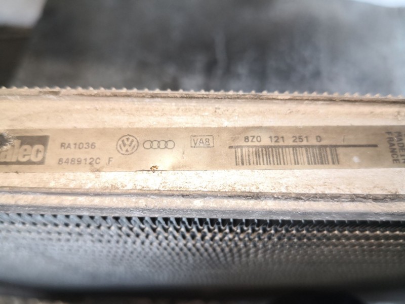 Recambio de radiador agua para audi a2 (8z)  | 0.00 - 0.05  | 0.00 - 0.05 referencia OEM IAM   