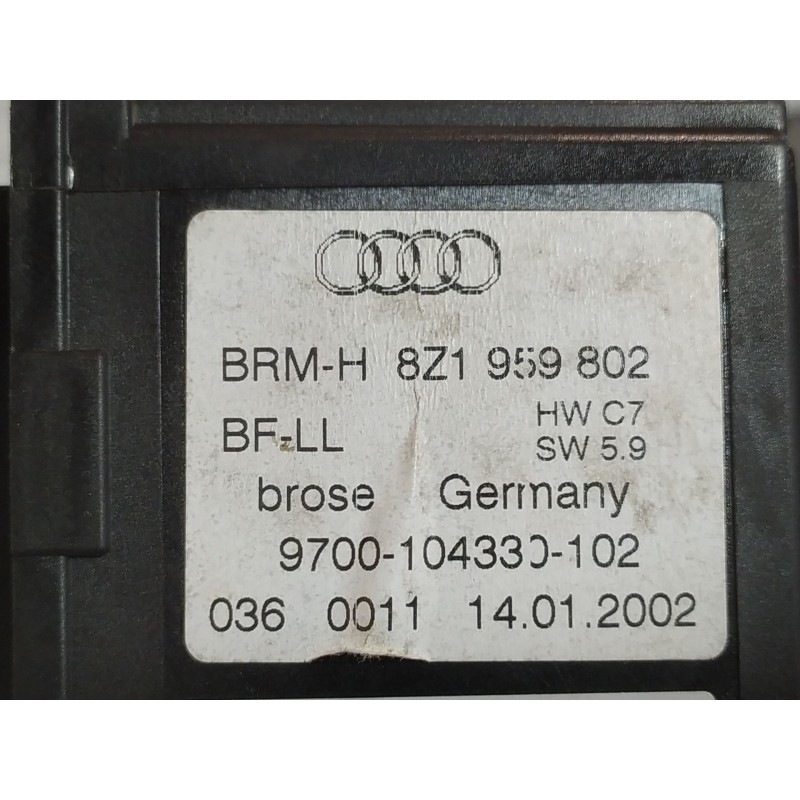 Recambio de motor elevalunas delantero derecho para audi a2 (8z)  | 0.00 - 0.05  | 0.00 - 0.05 referencia OEM IAM   