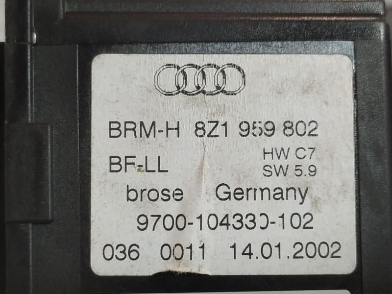 Recambio de motor elevalunas delantero derecho para audi a2 (8z)  | 0.00 - 0.05  | 0.00 - 0.05 referencia OEM IAM   