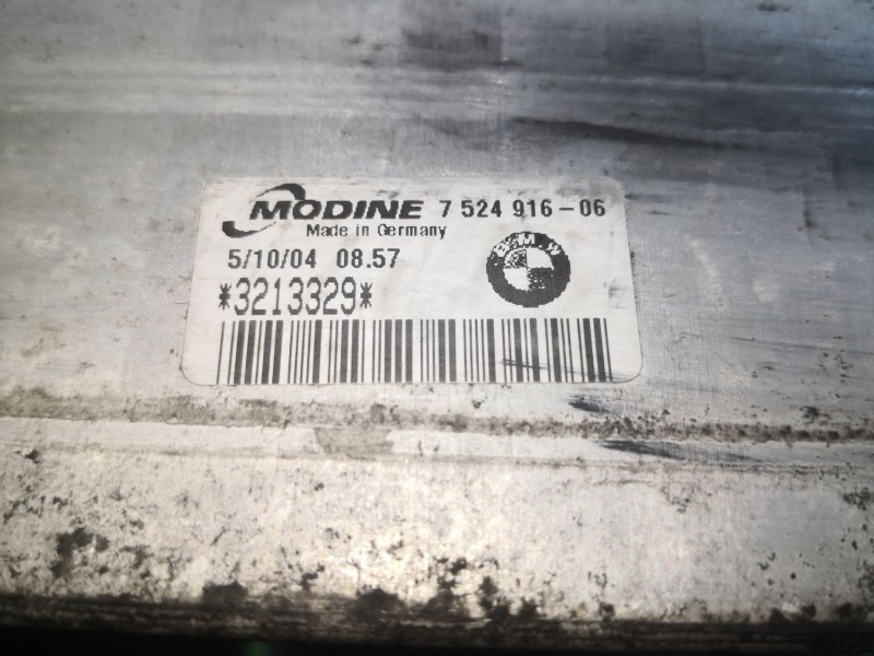 Recambio de intercooler para bmw serie 1 berlina (e81/e87) 120d referencia OEM IAM   