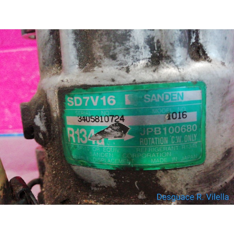 Recambio de compresor aire acondicio. para honda accord berlina (cc/ce) 2.0 es (cc7/ce8) | 0.92 - ... 2.0 es (cc7/ce8) | 0.92 - 