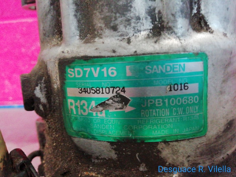 Recambio de compresor aire acondicio. para honda accord berlina (cc/ce) 2.0 es (cc7/ce8) | 0.92 - ... 2.0 es (cc7/ce8) | 0.92 - 