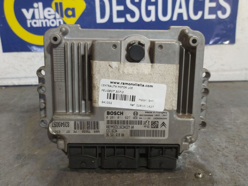 Recambio de centralita motor uce para peugeot 307 referencia OEM IAM 0281011627  