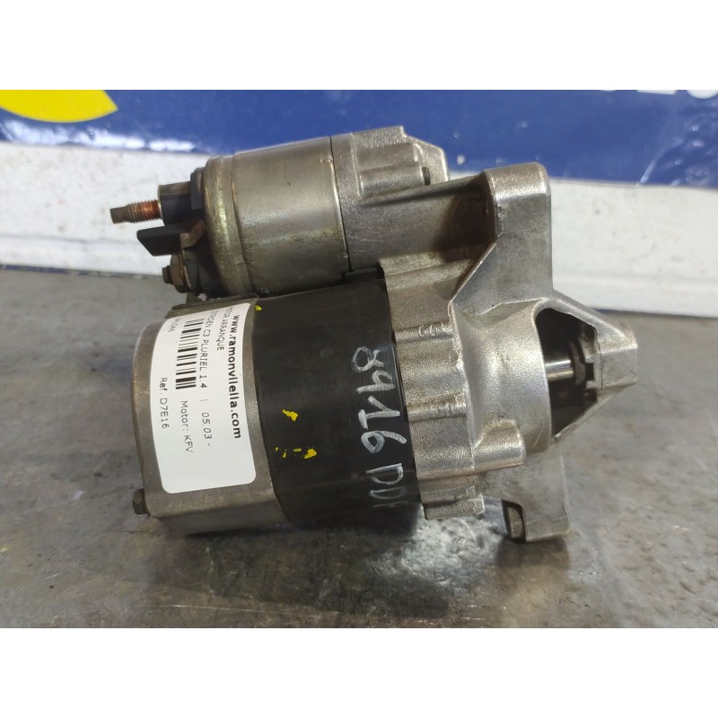 Recambio de motor arranque para citroen c3 pluriel 1.4 | 05.03 - 12.07 1.4 | 05.03 - 12.07 referencia OEM IAM D7E16  