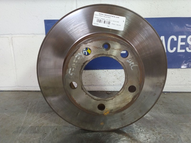 Recambio de disco freno delantero para renault master 100.33 l1 h2 referencia OEM IAM   