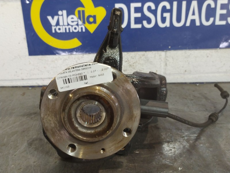 Recambio de mangueta delantera derecha para citroen c3 picasso  | 0.07 - ...  | 0.07 - ... referencia OEM IAM   