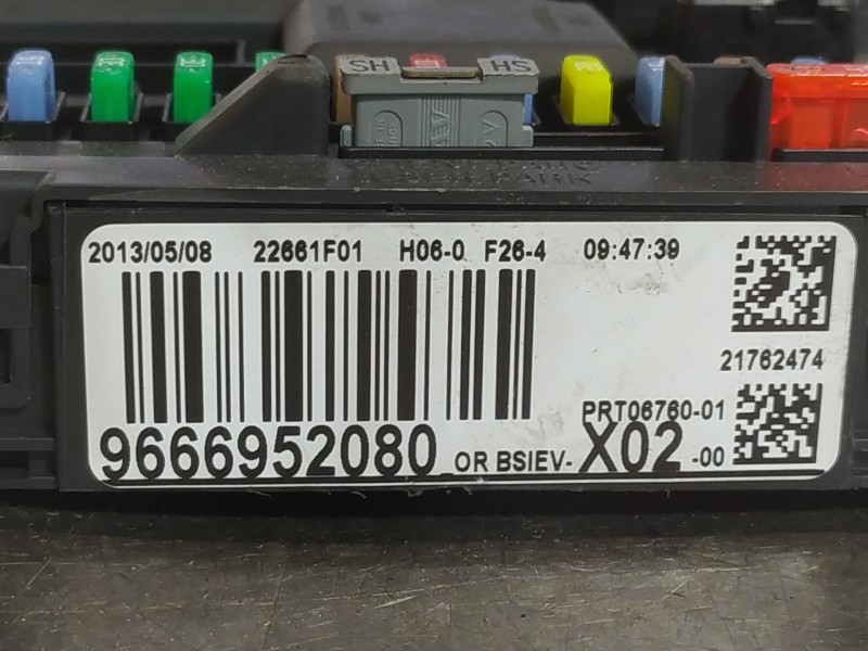 Recambio de centralita bsi para citroen c3 picasso  | 0.07 - ...  | 0.07 - ... referencia OEM IAM BSIEVX0200 9666952080 