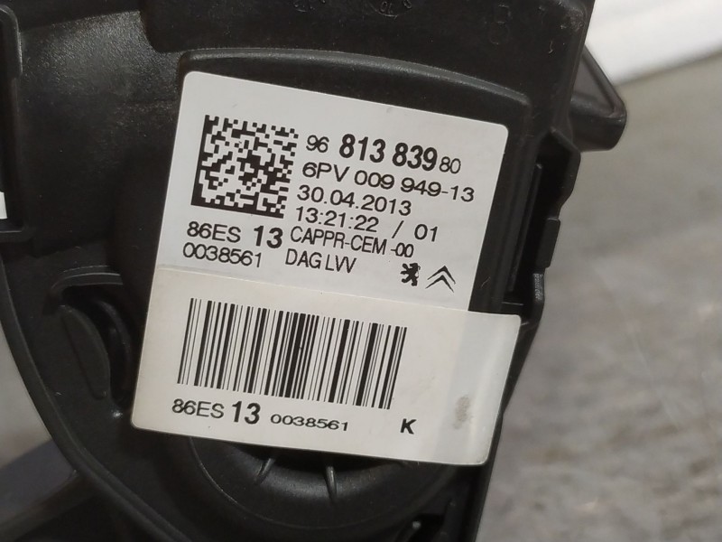 Recambio de potenciometro pedal para citroen c3 picasso  | 0.07 - ...  | 0.07 - ... referencia OEM IAM 9681383980  