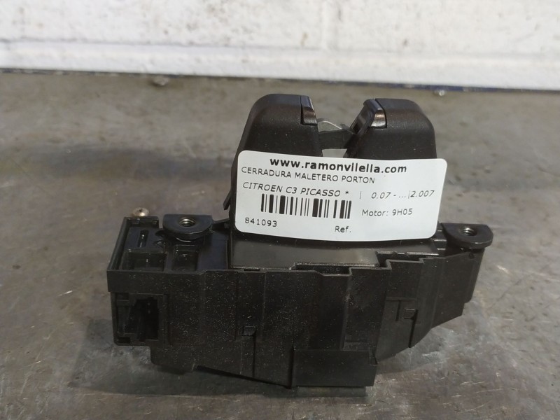 Recambio de cerradura maletero porton para citroen c3 picasso  | 0.07 - ...  | 0.07 - ... referencia OEM IAM   