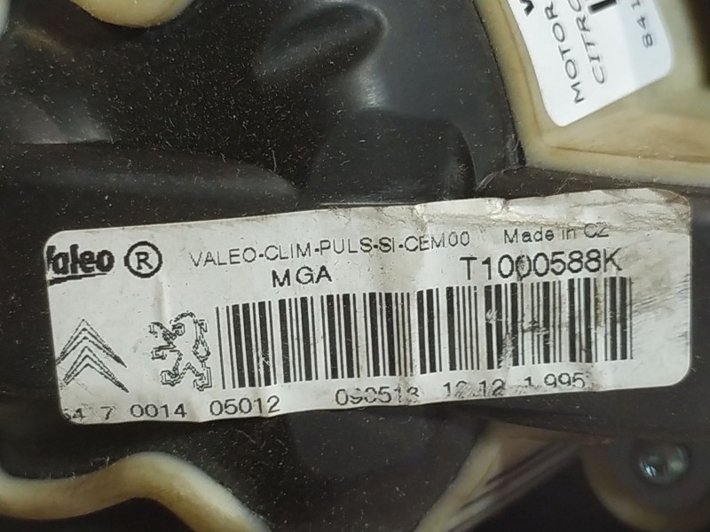 Recambio de motor calefaccion para citroen c3 picasso  | 0.07 - ...  | 0.07 - ... referencia OEM IAM T1000588K  