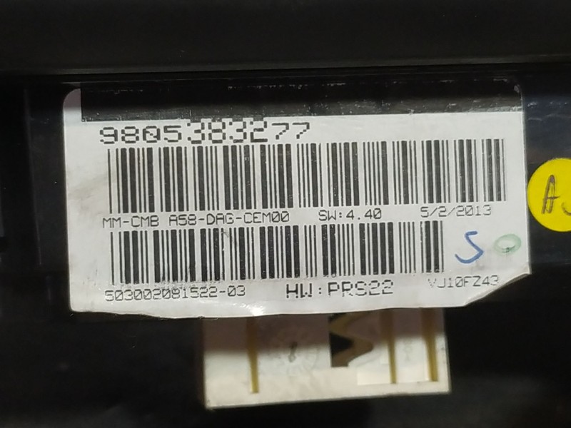 Recambio de cuadro instrumentos para citroen c3 picasso  | 0.07 - ...  | 0.07 - ... referencia OEM IAM   