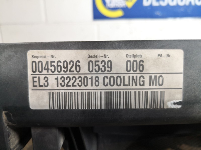 Recambio de electroventilador para opel insignia 2.0 cdti 110 edition referencia OEM IAM   