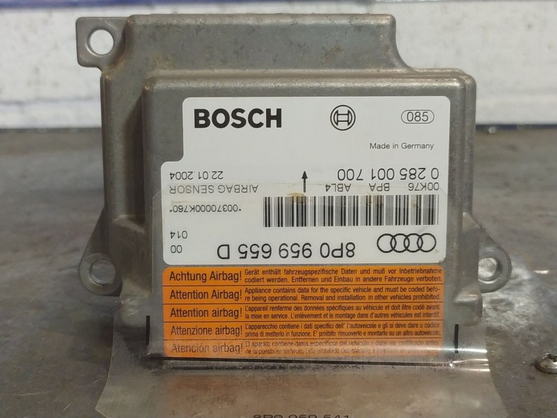Recambio de centralita airbag para audi a3 (8p) 2.0 tdi referencia OEM IAM 8P0959655D 0285001700 