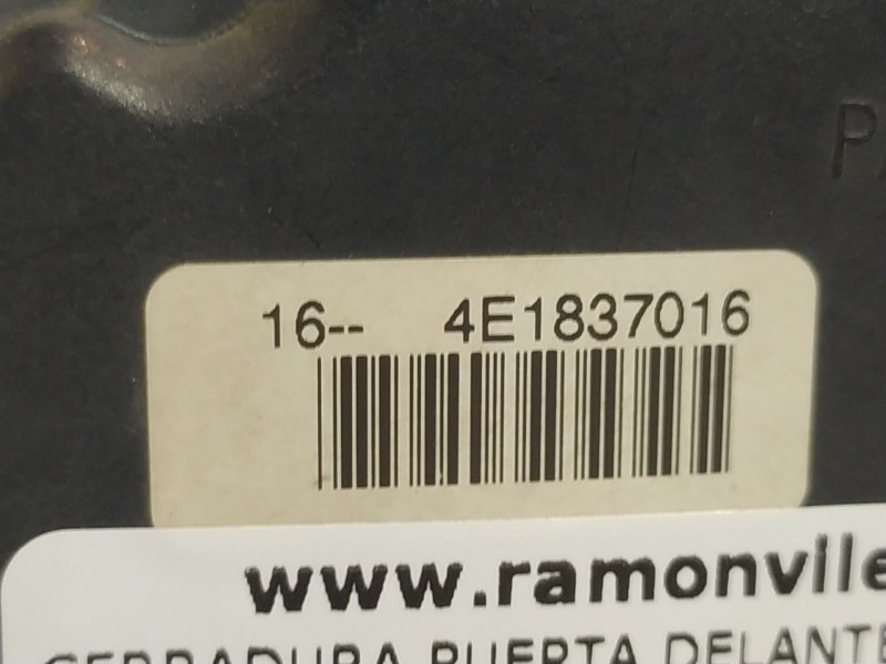 Recambio de cerradura puerta delantera derecha para audi a3 (8p) 2.0 tdi referencia OEM IAM   