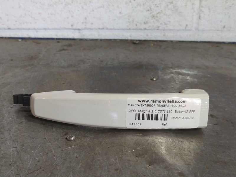 Recambio de maneta exterior trasera izquierda para opel insignia 2.0 cdti 110 edition referencia OEM IAM   