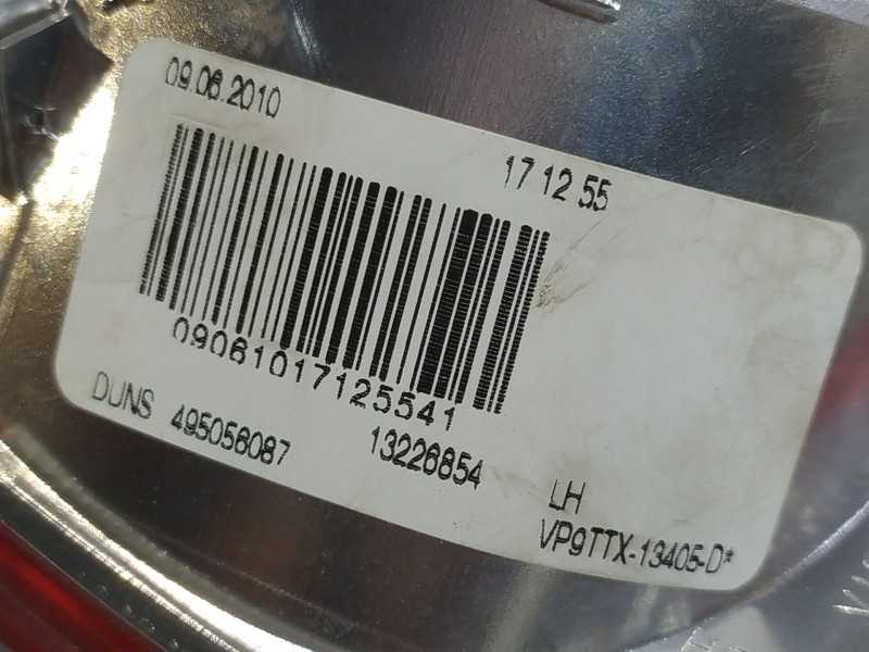 Recambio de piloto porton izquierdo para opel insignia 2.0 cdti 110 edition referencia OEM IAM   