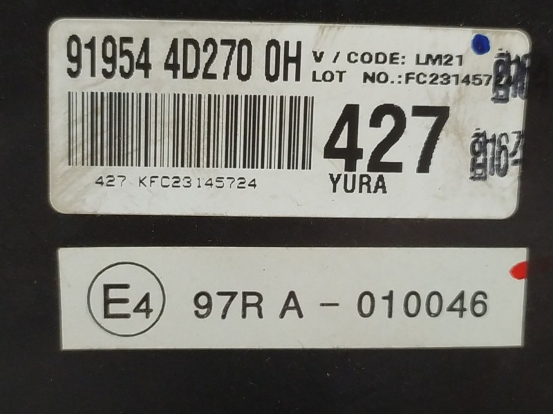 Recambio de caja reles fusibles para kia carnival  | 0.07 - ...  | 0.07 - ... referencia OEM IAM   