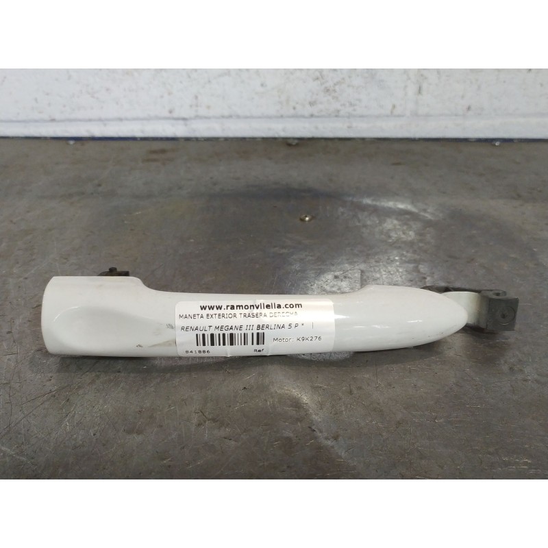 Recambio de maneta exterior trasera derecha para renault megane iii berlina 5 p  | 0.08 - ...  | 0.08 - ... referencia OEM IAM  
