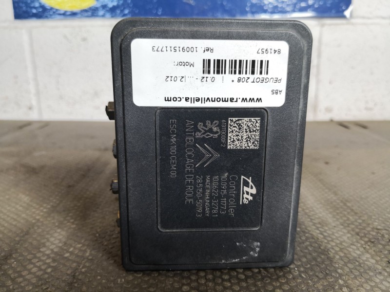 Recambio de abs para peugeot 208  | 0.12 - ...  | 0.12 - ... referencia OEM IAM 10091511773  