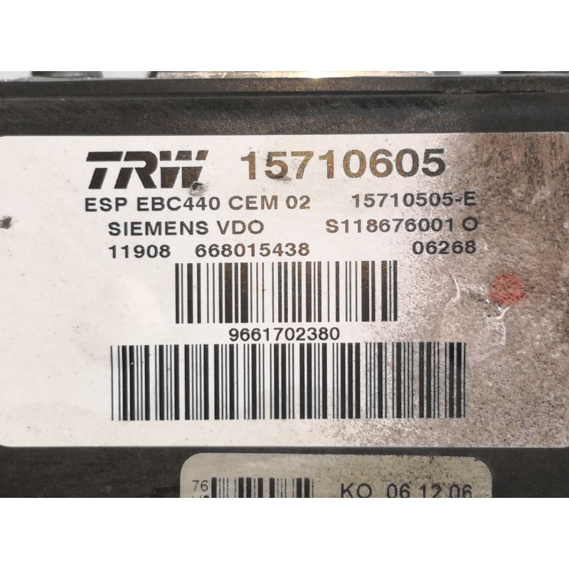 Recambio de abs para peugeot 407 2.0 16v hdi fap cat (rhr / dw10bted4) | 0.04 - ... 2.0 16v hdi fap cat (rhr / dw10bted4) | 0.04