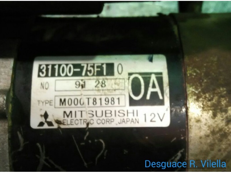 Recambio de motor arranque para suzuki wagon r+ sr (em) 1.2 gl | 06.98 - 12.01 1.2 gl | 06.98 - 12.01 referencia OEM IAM 3110075