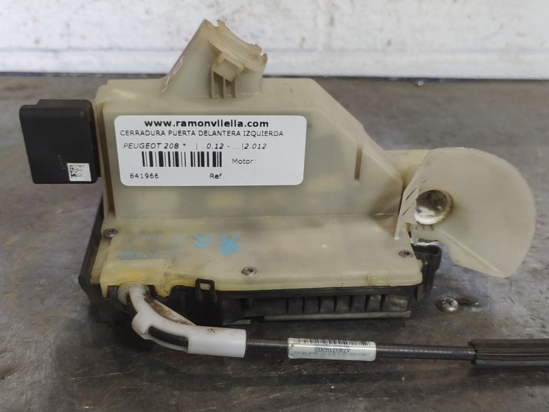 Recambio de cerradura puerta delantera izquierda para peugeot 208  | 0.12 - ...  | 0.12 - ... referencia OEM IAM   