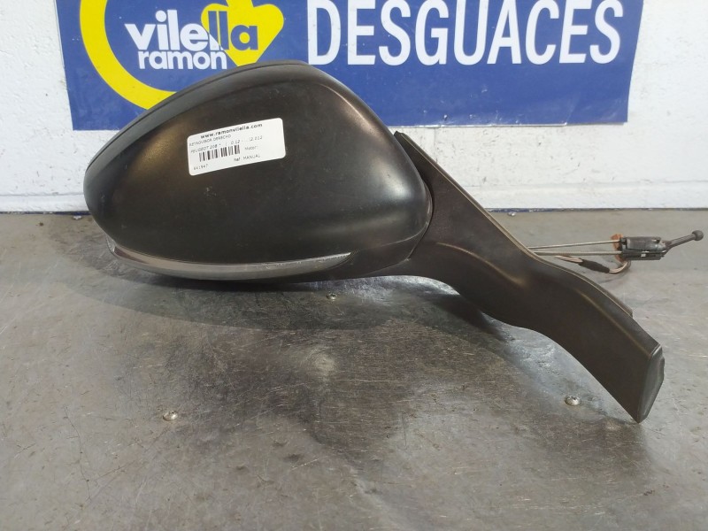 Recambio de retrovisor derecho para peugeot 208  | 0.12 - ...  | 0.12 - ... referencia OEM IAM MANUAL  