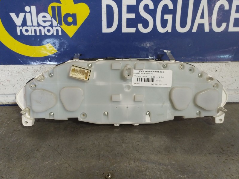 Recambio de cuadro instrumentos para peugeot 208  | 0.12 - ...  | 0.12 - ... referencia OEM IAM 9801908280H  