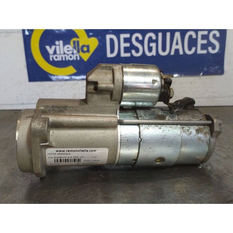 Recambio de motor arranque para kia sorento 2.5 crdi cat | 0.02 - 0.10 2.5 crdi cat | 0.02 - 0.10 referencia OEM IAM 361004A010 