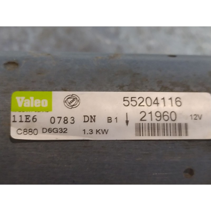 Recambio de motor arranque para fiat grande punto (199) 1.3 16v jtd cat | 0.05 - ... 1.3 16v jtd cat | 0.05 - ... referencia OEM