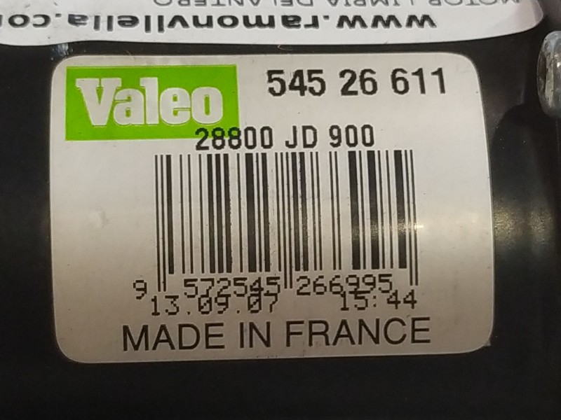 Recambio de motor limpia delantero para nissan qashqai (j10) acenta referencia OEM IAM   