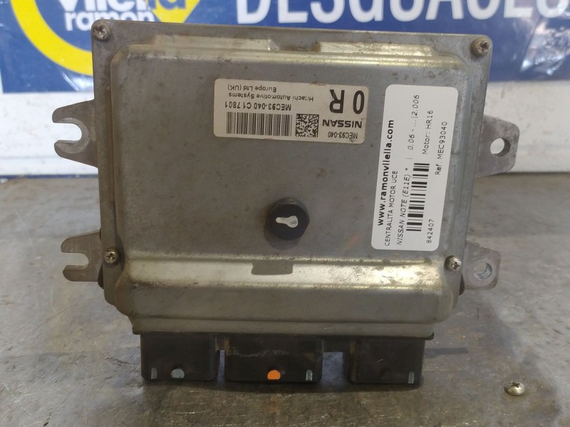 Recambio de centralita motor uce para nissan note (e11e)  | 0.06 - ...  | 0.06 - ... referencia OEM IAM MEC93040  